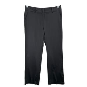 Van Heusen Modern Fit High Rise Straight Leg Casual Dress Pants Black NWT 8